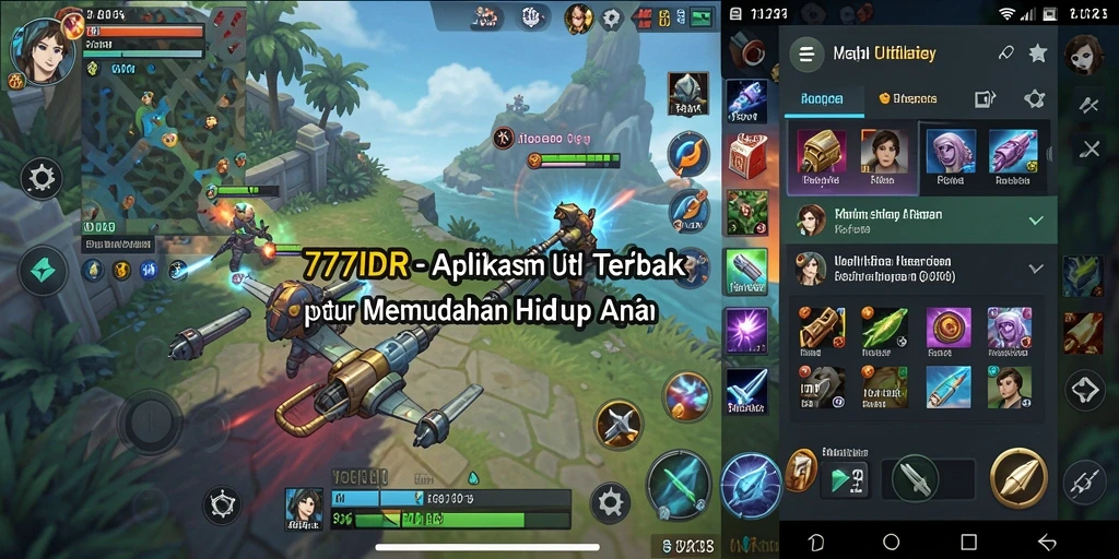 Tampilan antarmuka pengguna 777IDR yang intuitif dan fungsional.