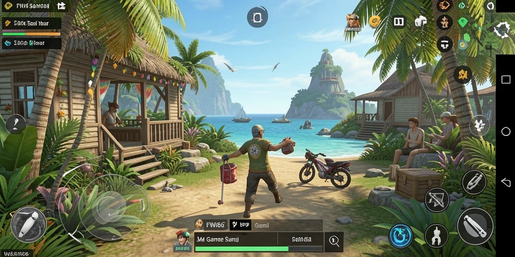Tampilan gameplay FW66 yang santai dan menghibur.