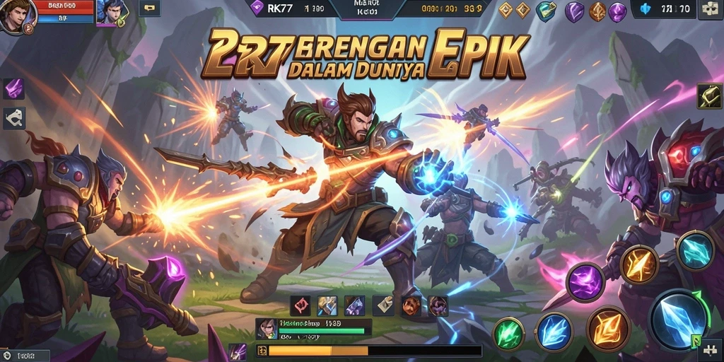 Tampilan gameplay RK77 yang menegangkan dan penuh strategi.
