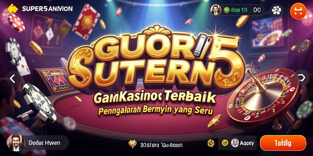 Tampilan menarik dari gameplay SUPER5 yang penuh dengan aksi Kasino.