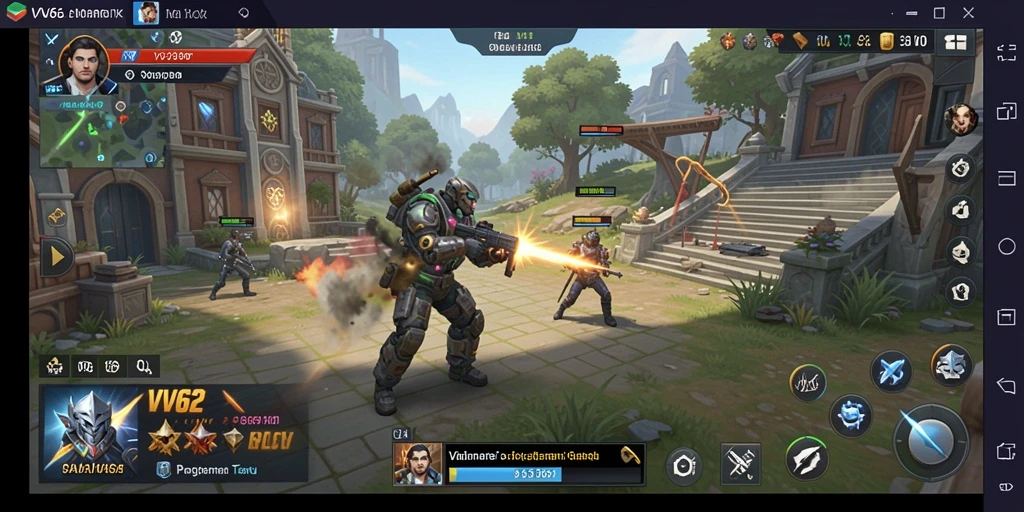 Tampilan gameplay VV62 dengan berbagai taktik mendebarkan.