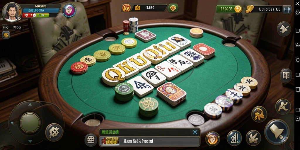 Screenshot ZK6 menampilkan gameplay seru permainan QiuQiu.